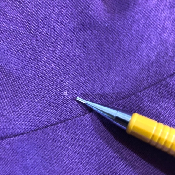 Nike Purple Yellow Swoosh Graphic Logo T Shirt - Picture 6 of 8